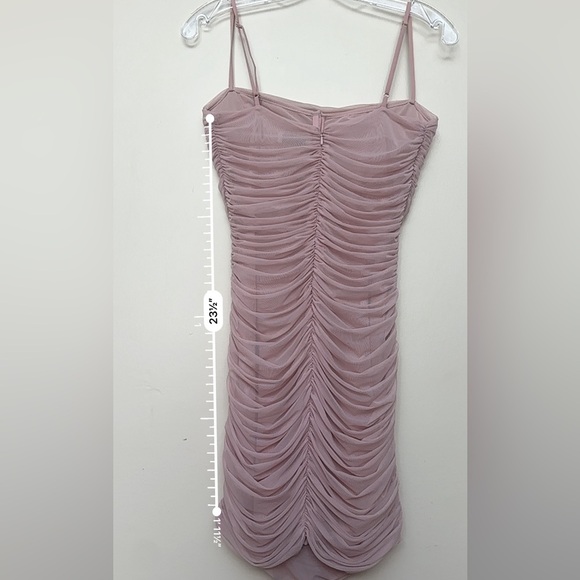 Aritzia Babaton Luxor Midi Dress Mauve Pink Size 8 - Picture 9 of 10